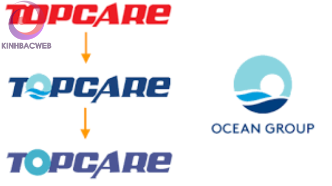 Hai lần thay đổi logo trong thời gian ngắn của Topcare
