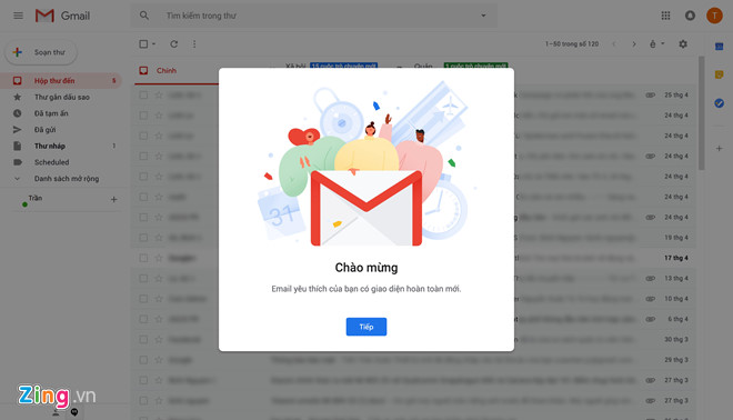 Cach chuyen doi sang giao dien Gmail moi hinh anh 1
