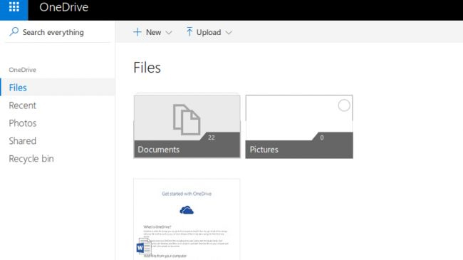 Dịch vụ lưu trữ OneDrive