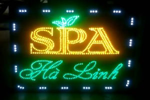 Biển hiệu led cho spa, cửa hàng 