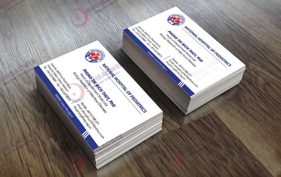 Mẫu card visit bác sĩ