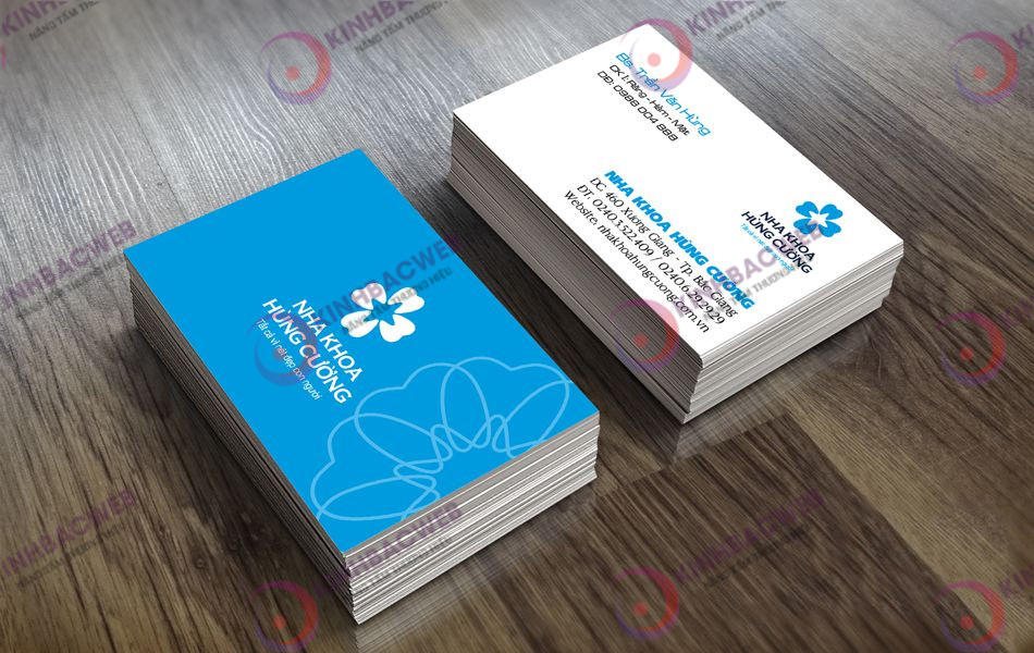 Mẫu thiết kế card visit đẹp nha sĩ