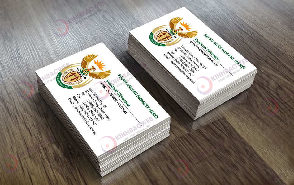 card visit cơ quan chính phủ