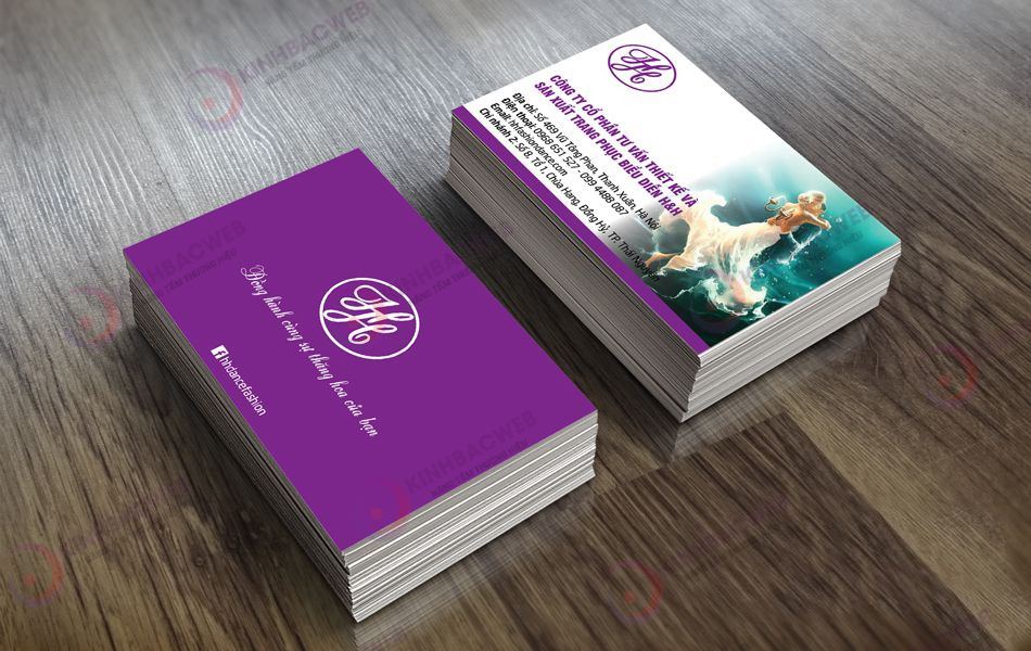 Mẫu card visit đẹp ngành thời trang