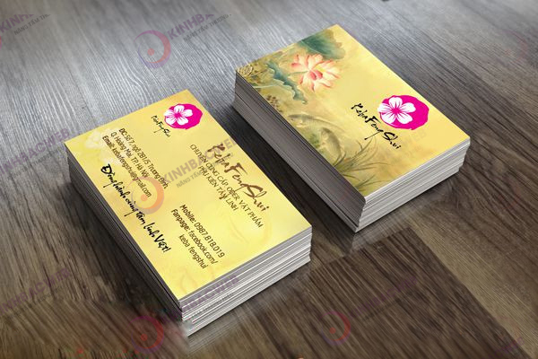 Mẫu card visit phụ kiện tâm linh