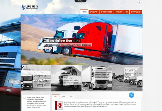 Trans load a Transport Category Bootstrap Responsive Web Template