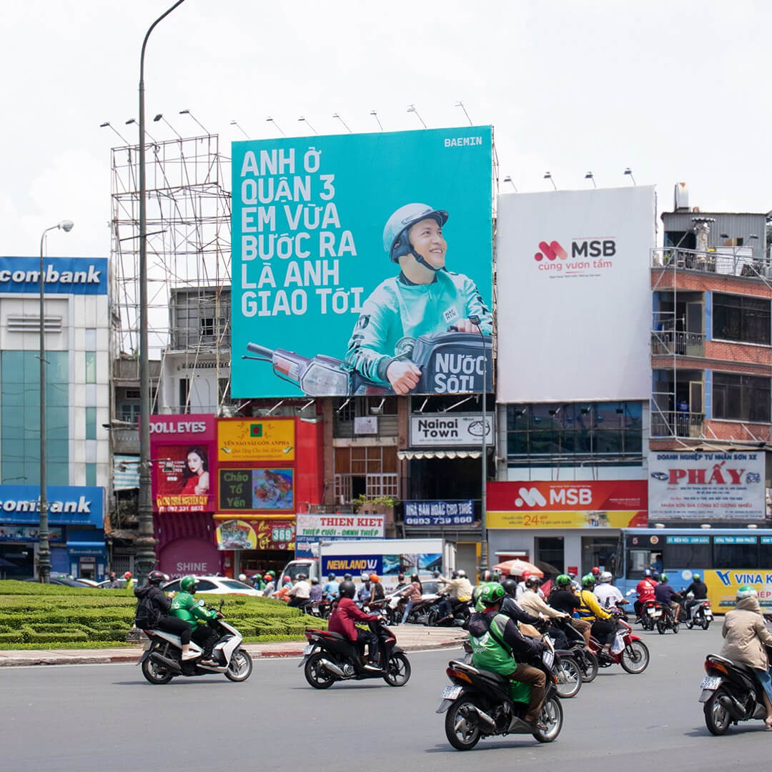 Chiến dịch quảng cáo ngoài trời sáng tạo của BEAMIN: Làm thơ "thả thính" các quận ở Hà Nội, Sài Gòn