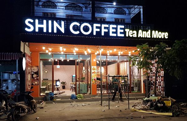 Mẫu Biển Quảng Cáo Cửa Hàng Cafe đẹp