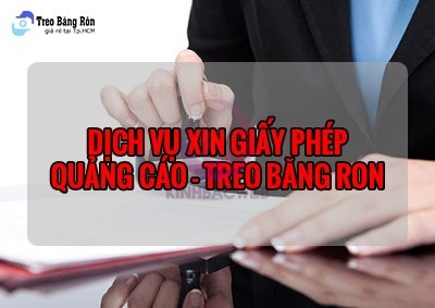 xin giấy phép quảng cáo