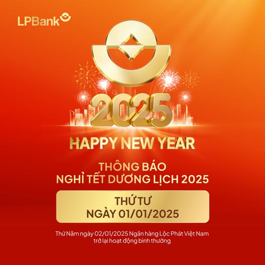 Lvpbank Nghỉ Lễ Tết Dương 2025