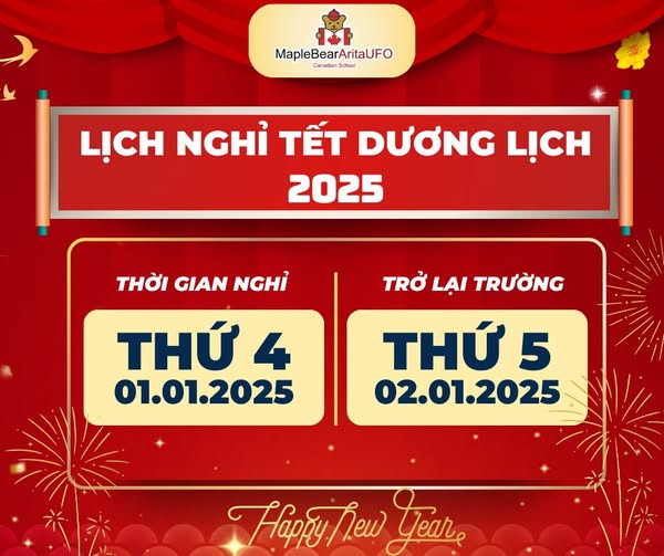 Thông Báo Nghỉ Lễ Tết Dương 2025