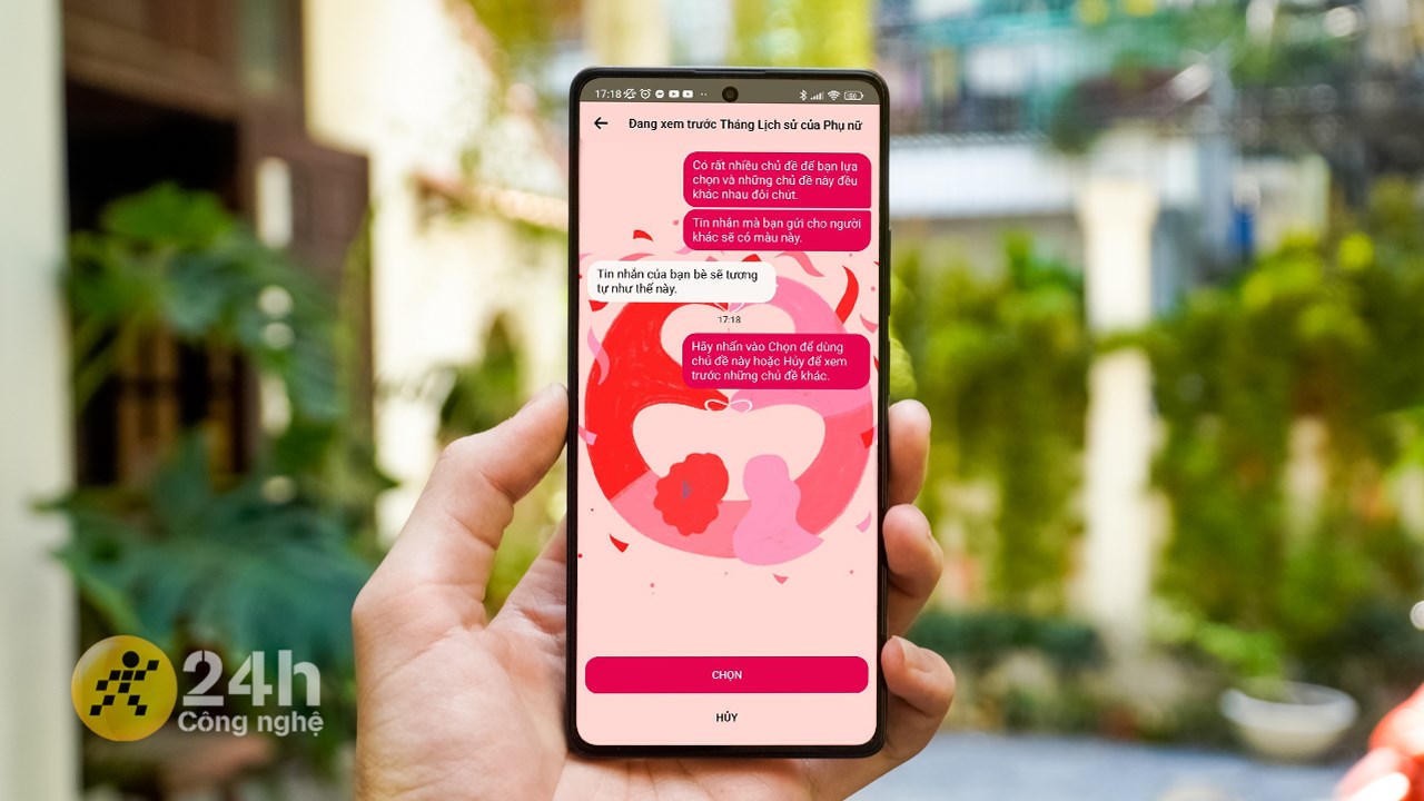 Check ngay Messenger mới cập nhật chủ đề Valentine siêu đẹp