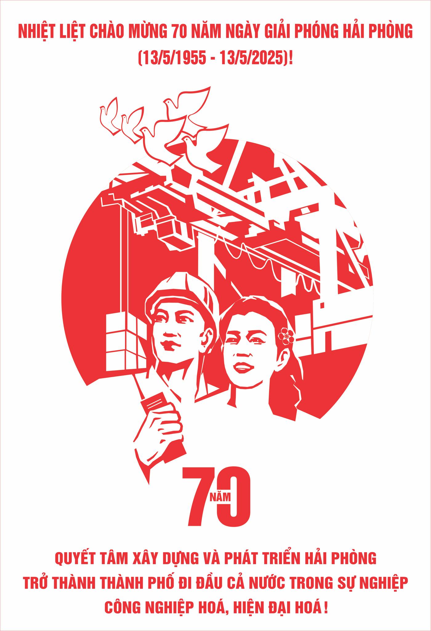 Bo Mau Maket Tuyen Truyen Co Dong Truc Quan Chao Mung Ky Niem 70 Nam Ngay Giai Phong Hai Phong 13 5 1955 13 5 2025 Va Le Hoi Hoa Phuong Do Hai Phong 2025 10